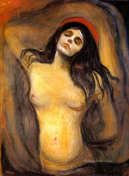 抽象的かつ装飾的 Painting - マドンナ 1894 エドヴァルド・ムンク 表現主義